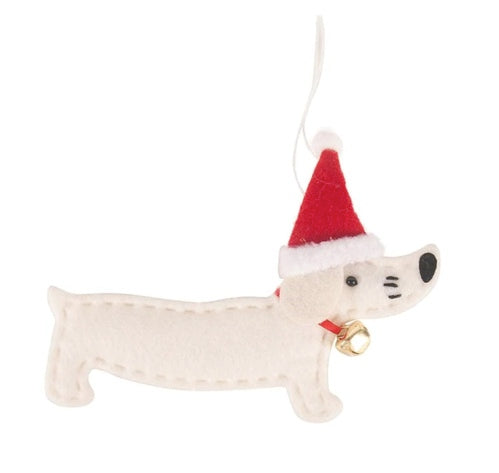 Sausage dog tree outlet decorations