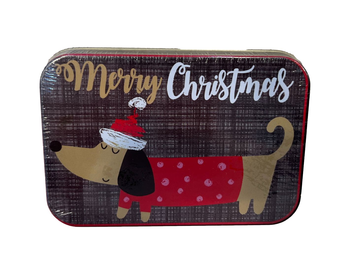 Merry Christmas Gift Card Holder Tin