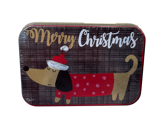 Merry Christmas Gift Card Holder Tin