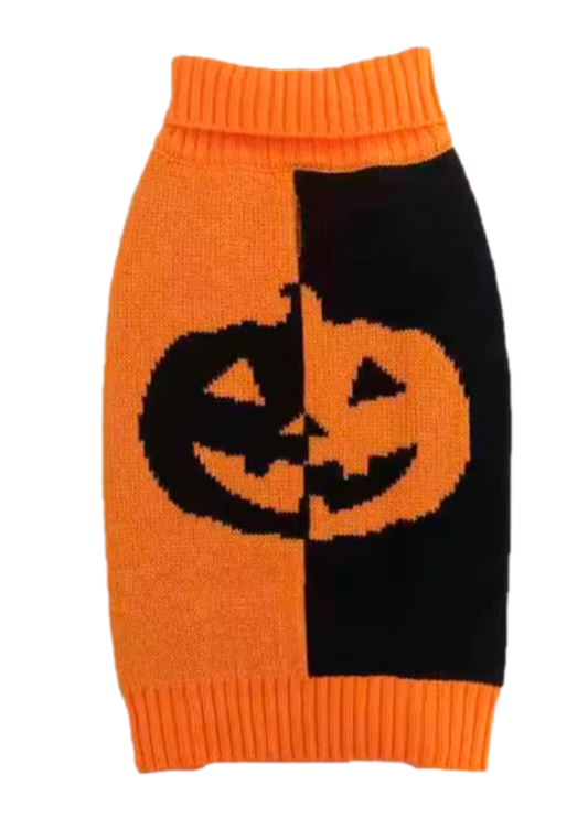 Positive/Negative Pumpkin Sweater