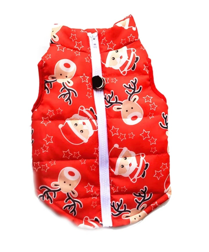 Holiday Harness Puffer Vest