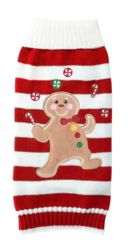 Juggling Gingerbread Christmas Sweater