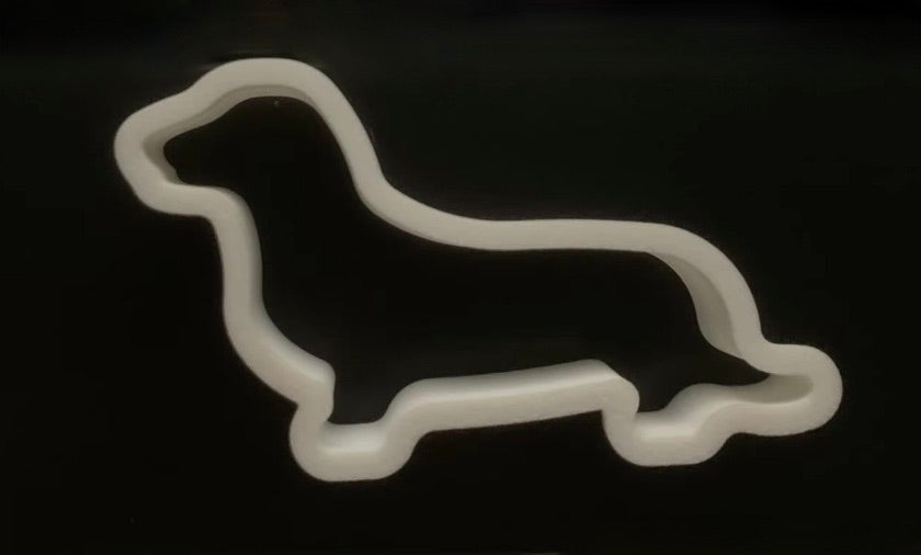 4" Dachshund Cookie Cutter (Not Metal)