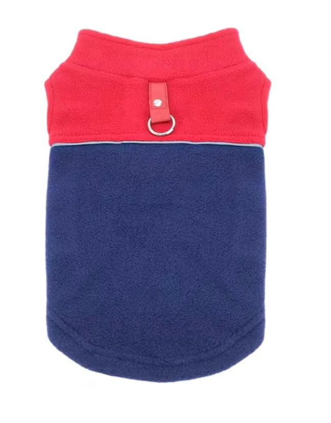 Colorblock Fleece Pullover