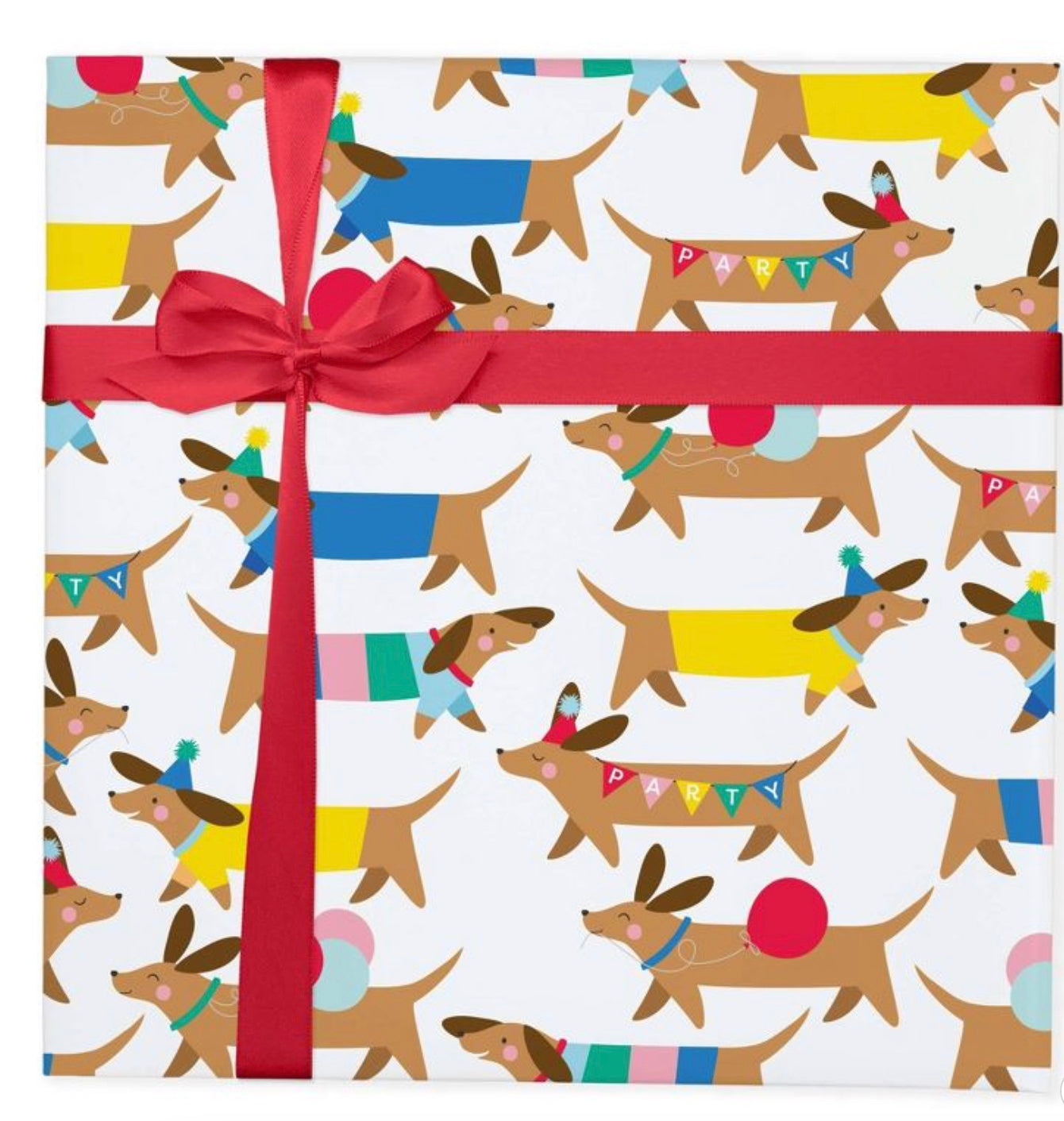 Dachshund Birthday Gift Wrap