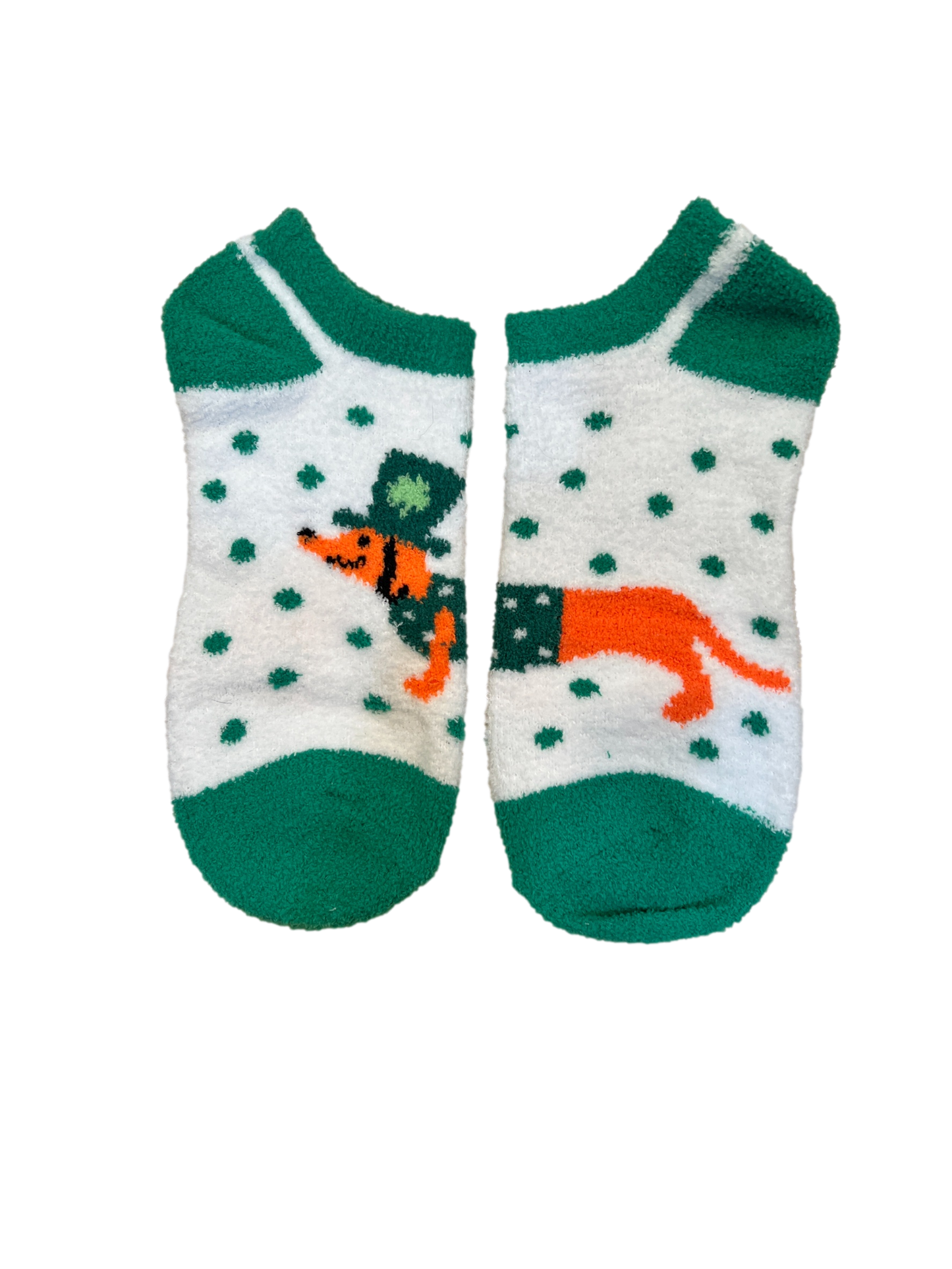 St Patricks Dachshund Low Cut Socks