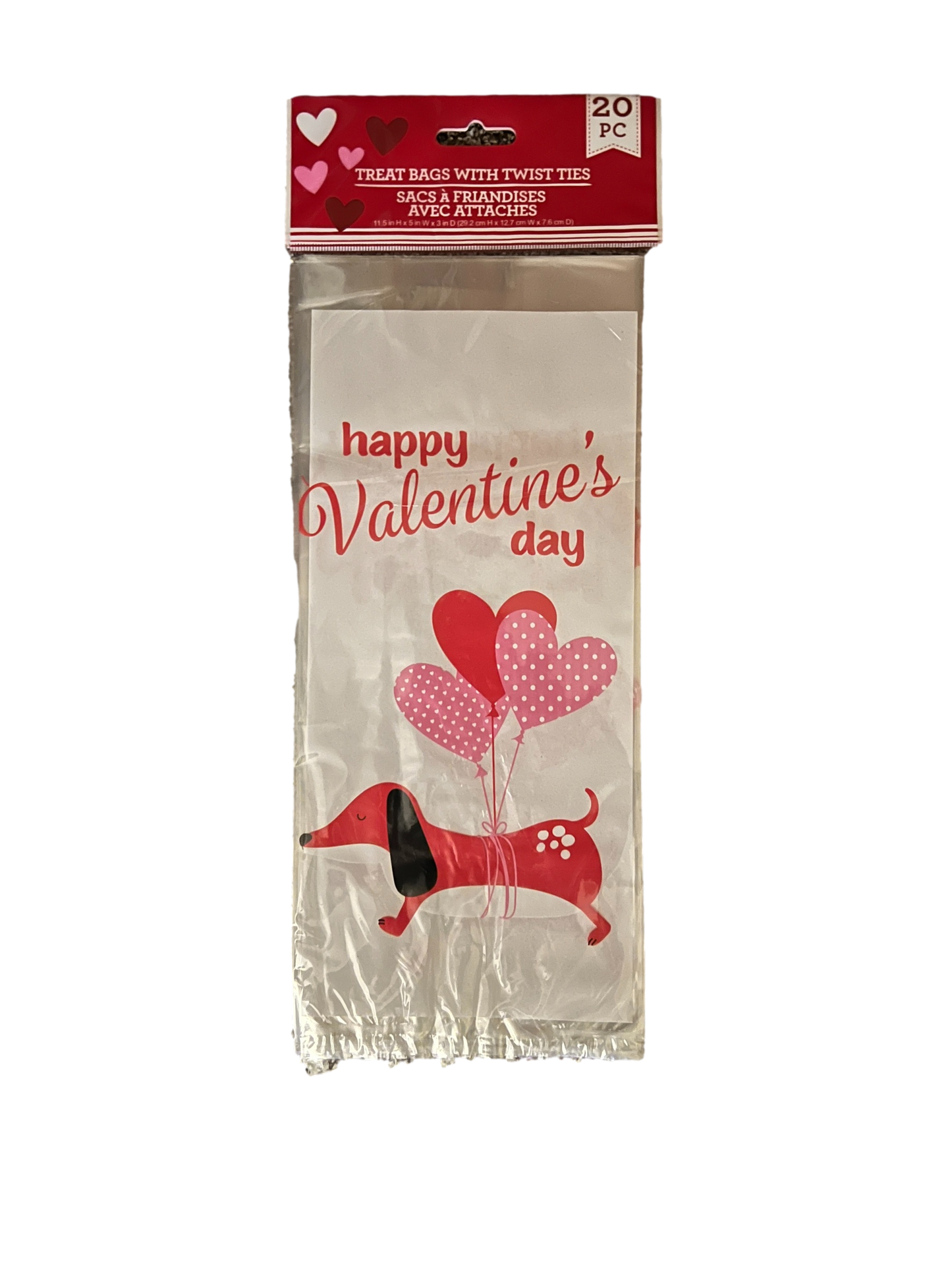 Valentine's Day Dachshund Treat Bags