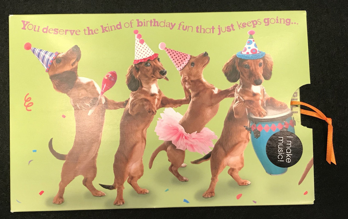 Expandable Musical Birthday Card