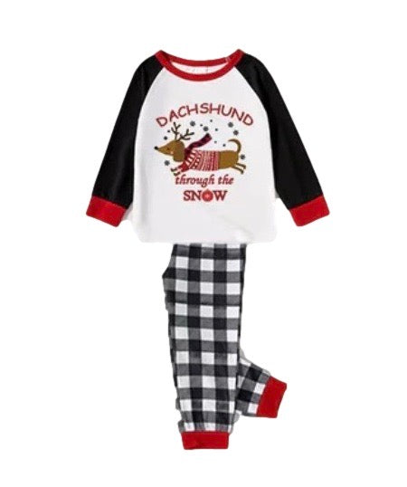 Family Holiday Jammies - Black Buffalo