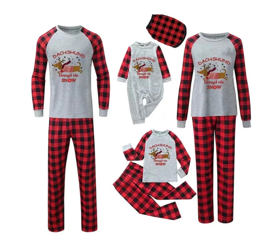 Family Holiday Jammies - Red Buffalo